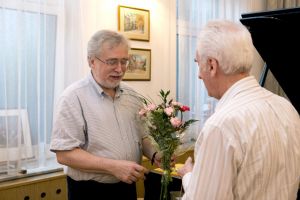 Juliusz Adamowski, Course Director, expresses his thanks to Prof. Boris Petrushansky.